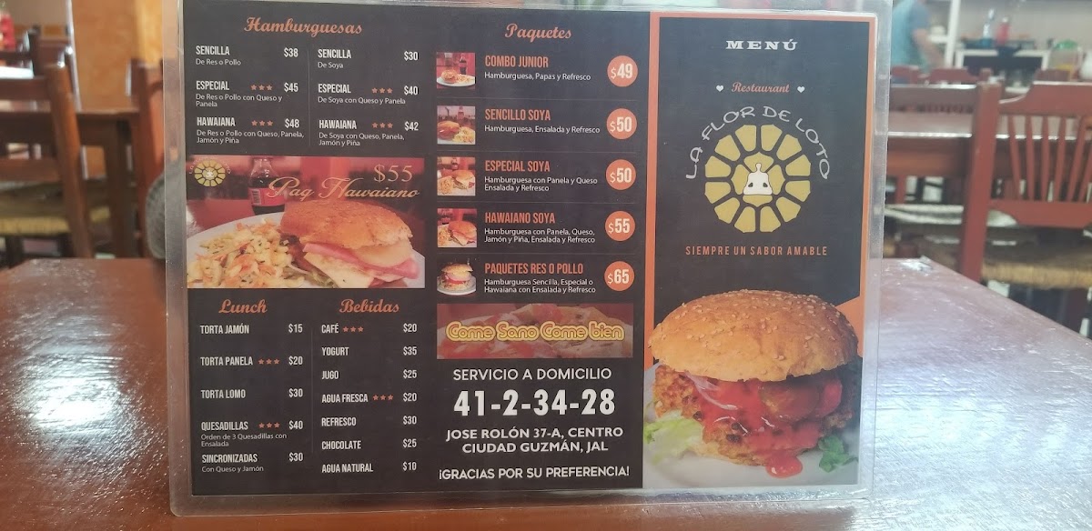 La Flor De Loto Menu - Image 4