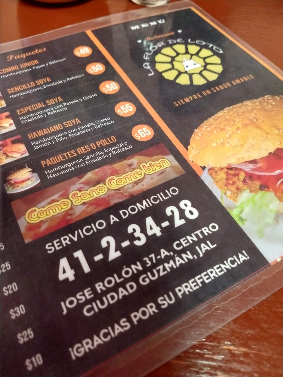 La Flor De Loto Menu - Image 6
